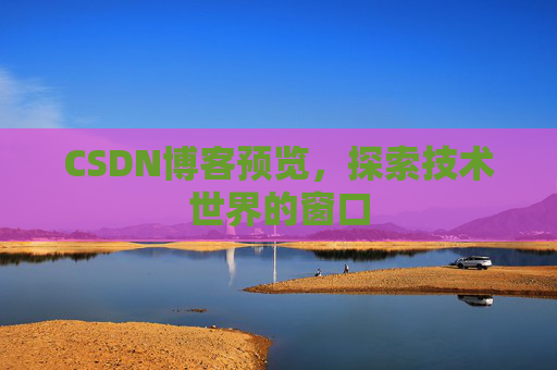 CSDN博客预览,探索技术世界的窗口